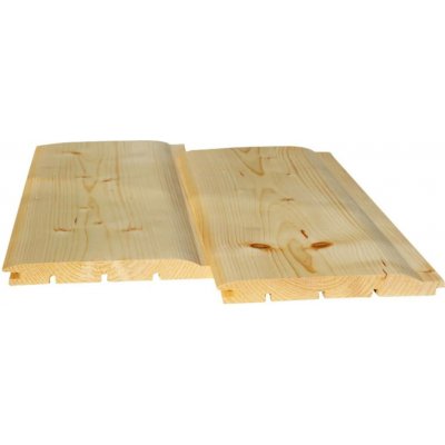 ASKO a.s. Palubka srubová profil D Smrk A/B, 19x186x4000 mm, bal. 2,976m2 – Sleviste.cz