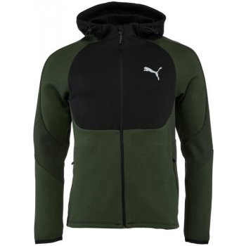 PUMA EVOSTRIPE FULL-ZIP HOODIE DK 675930-31 GREEN