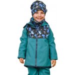 Unuo dětská softshellová bunda s fleecem zelená – Zboží Mobilmania