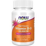 NOW Foods NOW Vitamin D3 10000 IU x 120 softgel kapslí – Hledejceny.cz