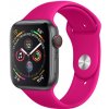 Řemínek k chytrým hodinkám AW Jednobarevný řemínek na Apple Watch - Garnet red Šířka uchycení řemínku: 44/45/46/49mm, Délka řemínku: Pánský - M/L (15 - 21cm) Garnet red IR-MJ01-069