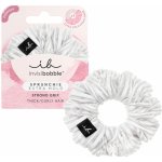 Ozdobná spirálová gumička do vlasů Invisibobble Sprunchie Extra Hold Pure White - bílá – Zboží Dáma