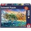 Puzzle Schmidt Království zvířat 1000 dílků