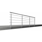 Hahn Steel Nerezové zábradlí - set (délka:4000mm x výška:1000mm) – Sleviste.cz