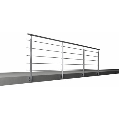 Hahn Steel Nerezové zábradlí - set (délka:4000mm x výška:1000mm) – Sleviste.cz