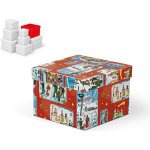 Krabice dárková vánoční C-V005-FL 18x18x13cm – Zboží Mobilmania