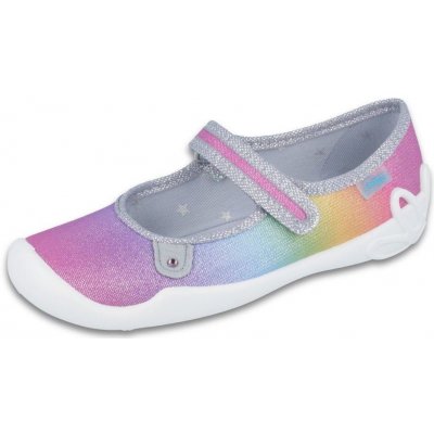 Befado Blanca 114Y350 dívčí bačkorky duhové – Zboží Dáma