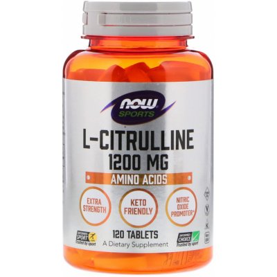 Now Foods Foods L-Citrulline 1200 120 tablet – Hledejceny.cz