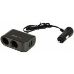 Rozdvojka 12/24V + 2x USB 2100mA | Zboží Auto
