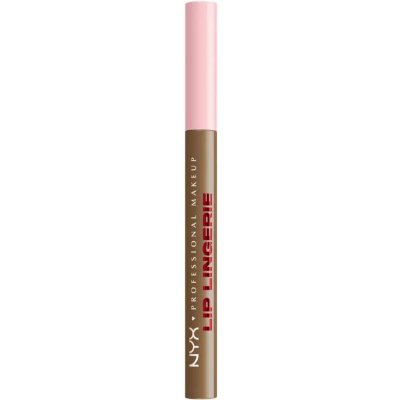 NYX Professional Makeup - Makeup Lip Lingerie konturovací fix na rty Tužky na rty Hnědá 1 ml – Sleviste.cz