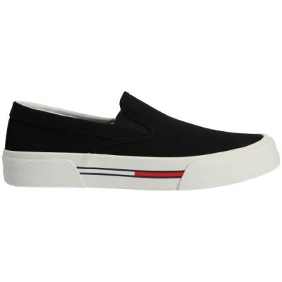 Tommy Jeans tenisky Slip On Canvas Color EM0EM01156 černé – Zboží Mobilmania