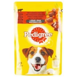 Pedigree kapsa Adult hovězí+jehně ve šťávě 100 g