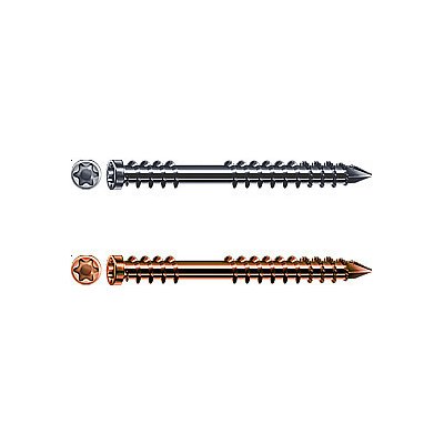 Terasové vruty SPAX 5 x 50 mm Hnědé nerezové vruty 5 × 50 mm + BIT T 25 | 200 ks – Hledejceny.cz