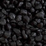 Zafido (distributor) Okrasné valounky Nero Ebano 25 - 40 mm 25 kg – Zboží Dáma