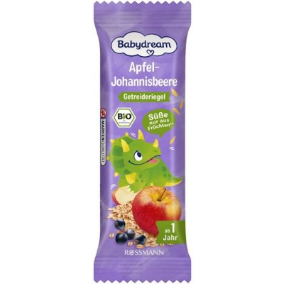 Babydream BIO tyčinka jablko, oves, černý rybíz 25 g – Zboží Dáma