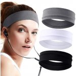 SRXWO 3 kusy dámských elastických čelenek – Zboží Mobilmania