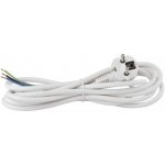 Emos Flexo šňůra PVC 3× 1,0mm2, 2m, bílá S14312 – Zboží Živě