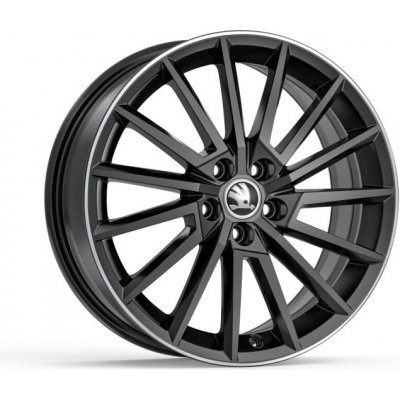 Škoda TORINO 7x17 5x100 ET46 gloss black | Zboží Auto