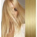 Clip in vlasy 43cm 100% lidské REMY světlejší blond – Zboží Mobilmania