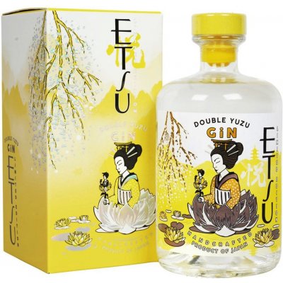 Etsu Double Yuzu Japanese Gin 43% 0,7 l (karton) – Zboží Mobilmania