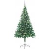 Vánoční stromek zahrada-XL Umělý vánoční stromek s LED a sadou koulí 150 cm 380 větviček