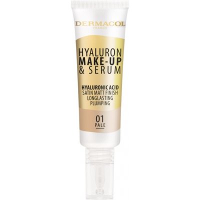 Dermacol Make up a sérum 2v1 Hyaluron Make up and Serum 01 Pale 25 g – Zboží Mobilmania