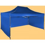 Expodum Nůžkový stan 3x4,5m ocelový Modrá 3 boční plachty – Zboží Dáma