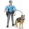 Figurka Bruder 62150 BWORLD Policista se psem