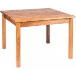DEOKORK Dětský teakový jídelní stůl GIOVANNI MINI 75 x 75 x 45 cm – Hledejceny.cz