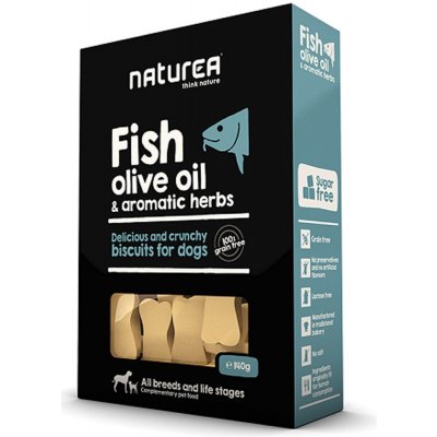 Naturea Biscuits Fish & olive oil & herbs 140 g