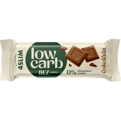 4Slim LOW CARB tyčinka čokoláda 35 g – Hledejceny.cz