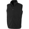 Pánská vesta Result vesta z recyklovaného fleecu R904X black