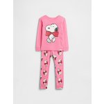 Baby pyžamový set Gap & Peanuts Snoopy Růžová – Zboží Dáma