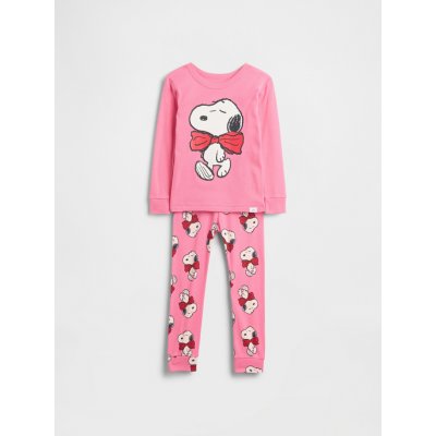 Baby pyžamový set Gap & Peanuts Snoopy Růžová – Zboží Dáma