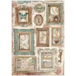Rýžový papír Staré rámečky Stamperia A4 – Zboží Dáma