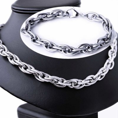 Exeed ocelový náhrdelník náramek Řetěz /Chain 1373D – Zboží Mobilmania