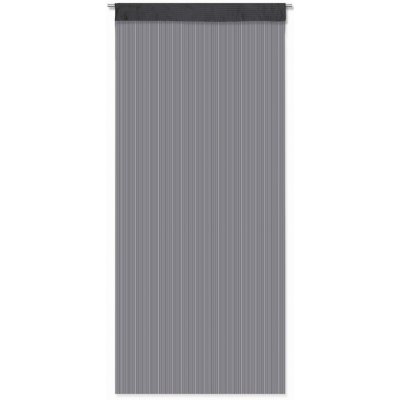 Provázkový závěs/záclona Hammer 90x245 cm, černá