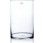 Nohel Garden Váza CYLI válcovitá ruční výroba skleněná d19x30cm – Zboží Mobilmania