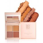SOSU Cosmetics Eyeshadow Quad paletka očních stínů Nude 4,8 g – Zbozi.Blesk.cz