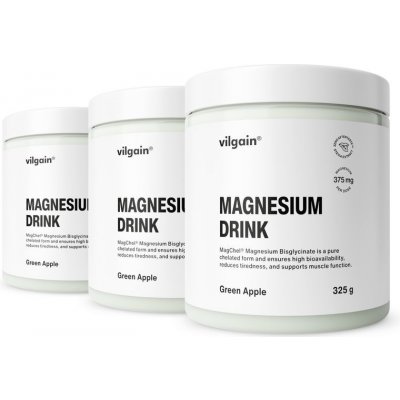 Vilgain Magnesium Drink 3× zelené jablko 325 g – Hledejceny.cz
