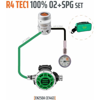 Tecline R4 TEC1 100% O2 STAGE SET s manometrem – Hledejceny.cz