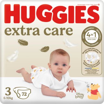 Huggies Extra Care 3 72 ks