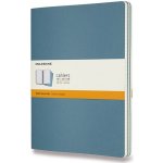 Moleskine Sešity Cahier B5 linkovaný 3 ks tmavě tyrkysové – Zboží Dáma