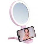 IMMAX SWEET Make up LED oboustranné 10x zvětšovací CCT růžové – Zboží Dáma