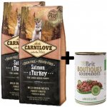 Carnilove Salmon & Turkey for Large Breed Puppy 2 x 12 kg – Hledejceny.cz