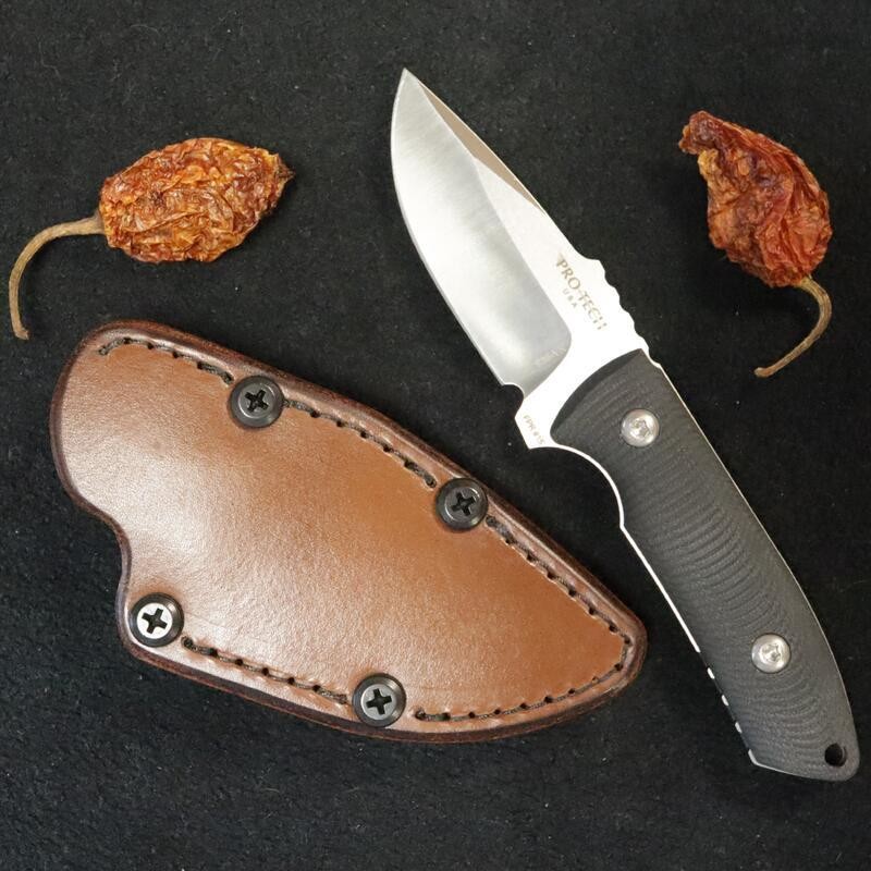 Pro-Tech Small Bladed Rockeye Chattanooga Leather Sheat