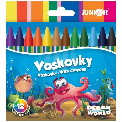 Ocean Word Pastelky voskové 12ks – Zbozi.Blesk.cz
