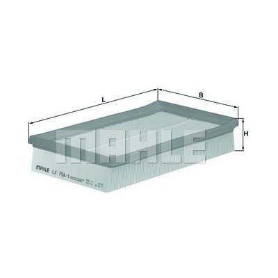 MAHLE Vzduchový filtr LX798/1 – Hledejceny.cz