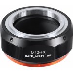K&F Concept M42 to Fuji X Lens Mount Adapter for M42 Screw Mount Lens to Fujifilm Fuji X-Series