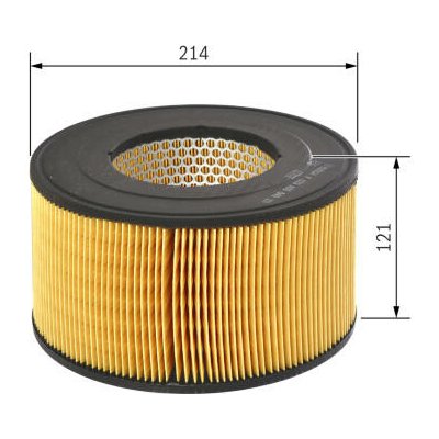 Vzduchový filtr BOSCH F 026 400 040 – Hledejceny.cz